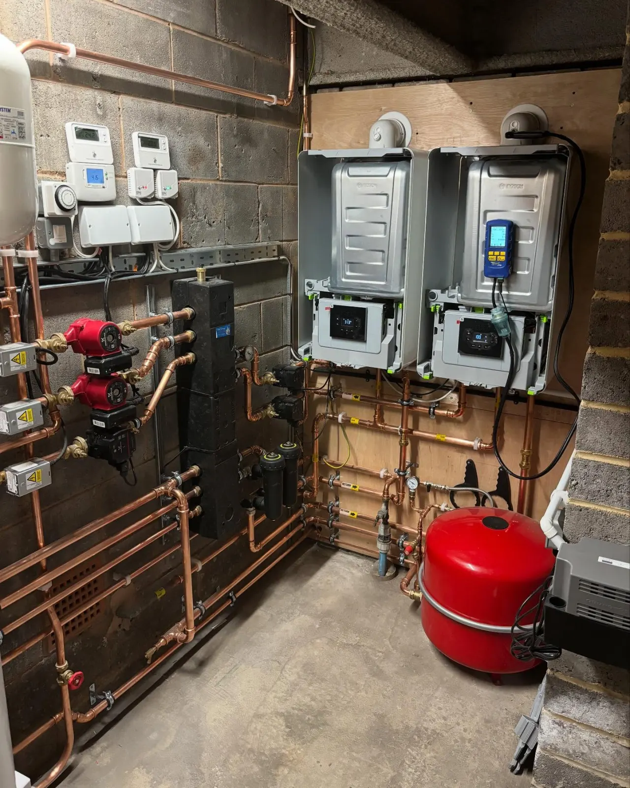 Commercial cascade boiler system Leeds